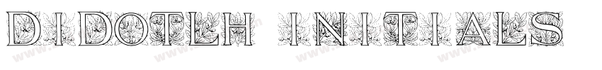 DidotLH Initials字体转换